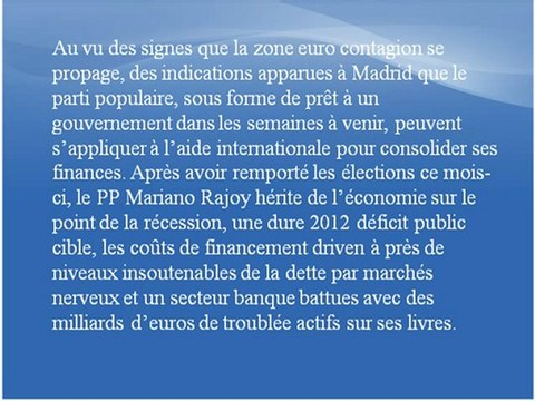 Bradley Associates Madrid Marché obligataire marteaux l’Italie, l’Espagne s’interroge sur aide exté ValueIvestingNews