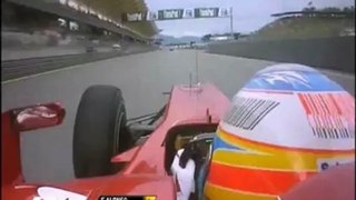 F1 2010 GP Malasia Alonso Onboard Lap Without Clutch [HD] Engine Sounds