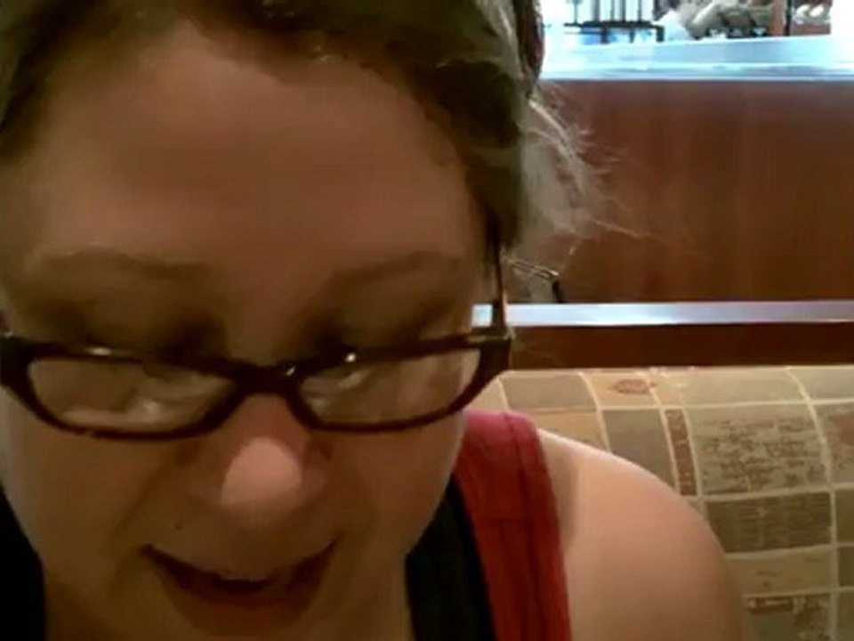 Grilled Chicken Salad With Dried Cherries - Sarah talks about the salad we ordered.