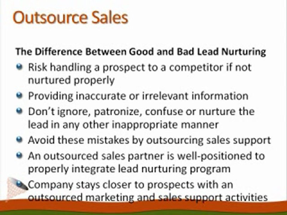 Outsource Sales: Why You Should Use an Integrated Lead Nurturing Approach