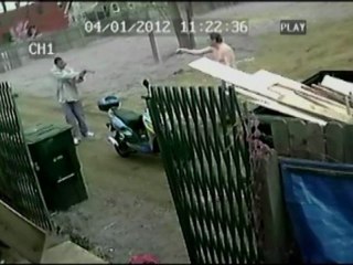 Vol de scooter avec une arme