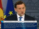 Rajoy hace referencia a las cinco líneas de la política económica de su gobierno