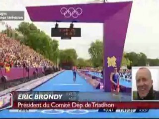 Le triathlète David Hauss, 4e aux JO !