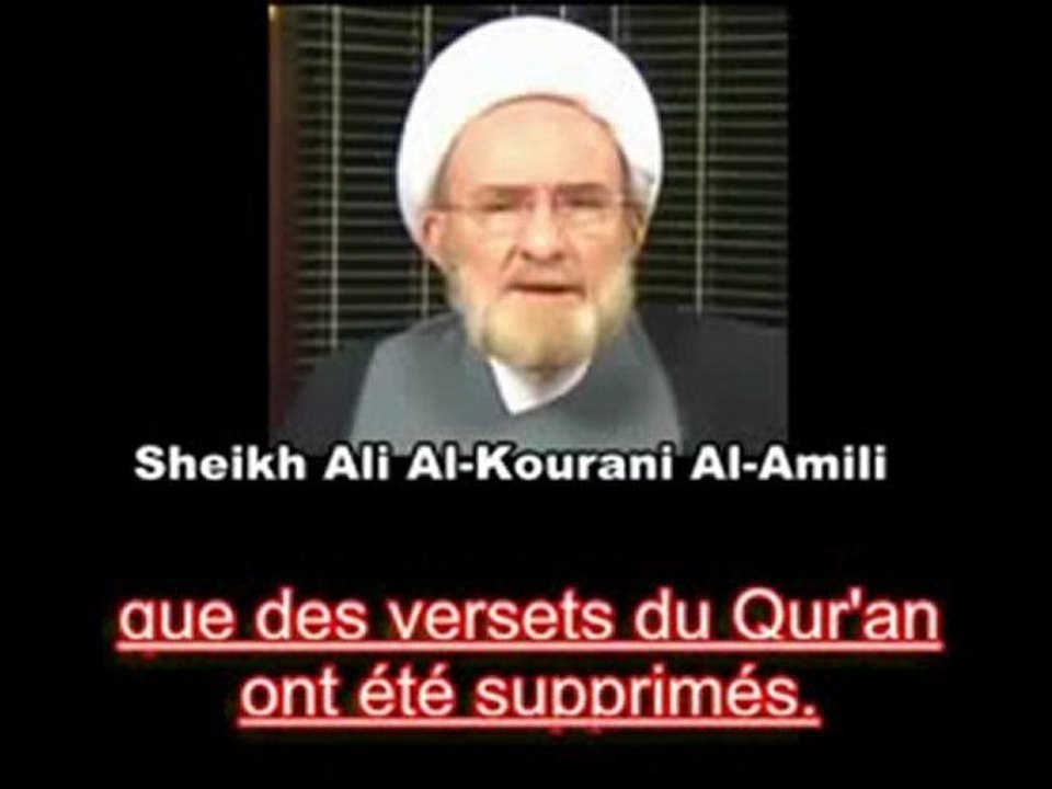 Le saint CORAN est FALSIFIE et FAUX Selon la SECTE Chiite sa