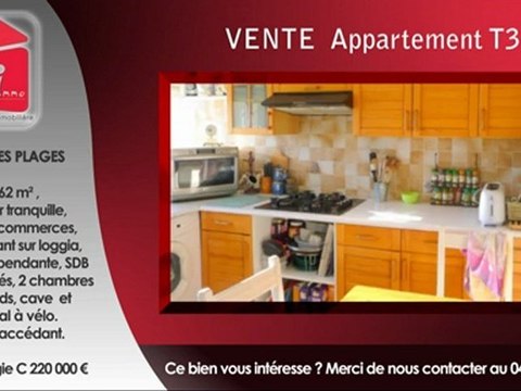 Appartement six fours vente T3 six fours F3 a vendre six fours