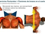 Flexiones de brazos (ejercicios para pectorales)