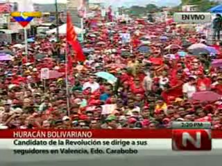 (VÍDEO) Discurso del candidato Hugo Chávez en Valencia, estado Carabobo (3/8) 05.08.2012