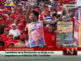 (VÍDEO) Discurso del candidato Hugo Chávez en Valencia, estado Carabobo (6/8) 05.08.2012