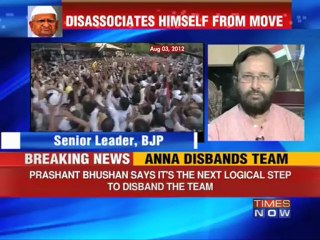 Hazare disbands Team Anna