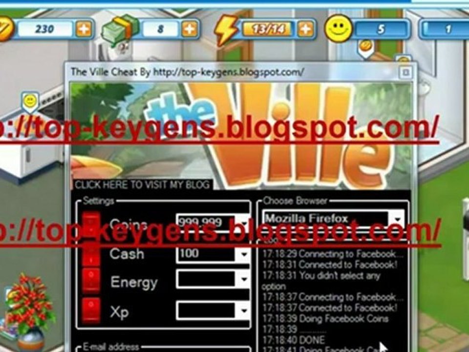 The Ville Facebook Hack Cheat (Coins Cash) * LINK DOWNLOAD August 2012 Update