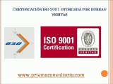 Felicitación GSD ISO 9001, Prisma Consultoria