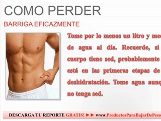 Como Perder Barriga Eficazmente