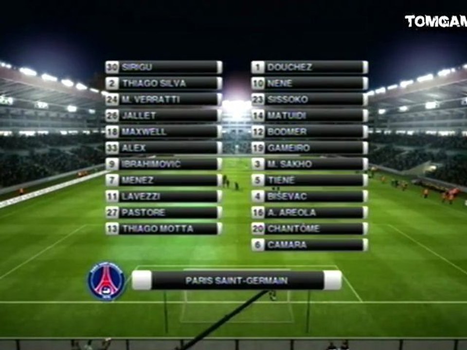 [DETENTE]  XBOX 360 / PES 2012 - PSG vs OM