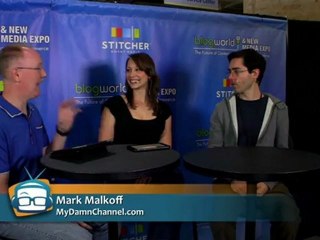 Mark Malkoff, MyDamnChannel - Blogworld 2012 - GeekBeat Tips & Reviews