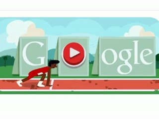 Londra 2012 Engelli Yarışları Google Doodle