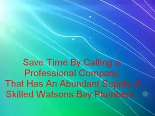 Plumber Watsons Bay | Call 1300 679 274