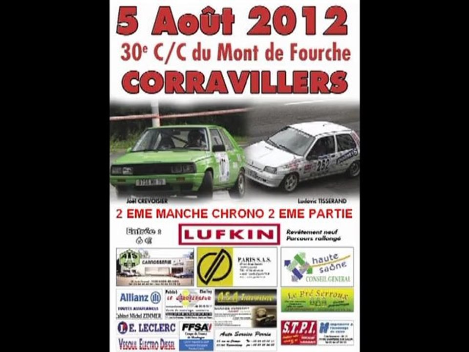 30 EME COURSE DE COTE DU MONT DE FOURCHE 2 EME MANCHE CHRONO 2 EME PARTIE