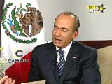 Entrevista al presidente Felipe Calderon (segunda parte)