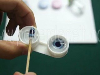 Контактные линзы-синий-- Contact lenses