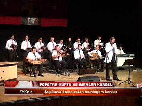 Popstar Müftü ve İmamlar Korosu Çorum'u salladı..Ramazan Konseri