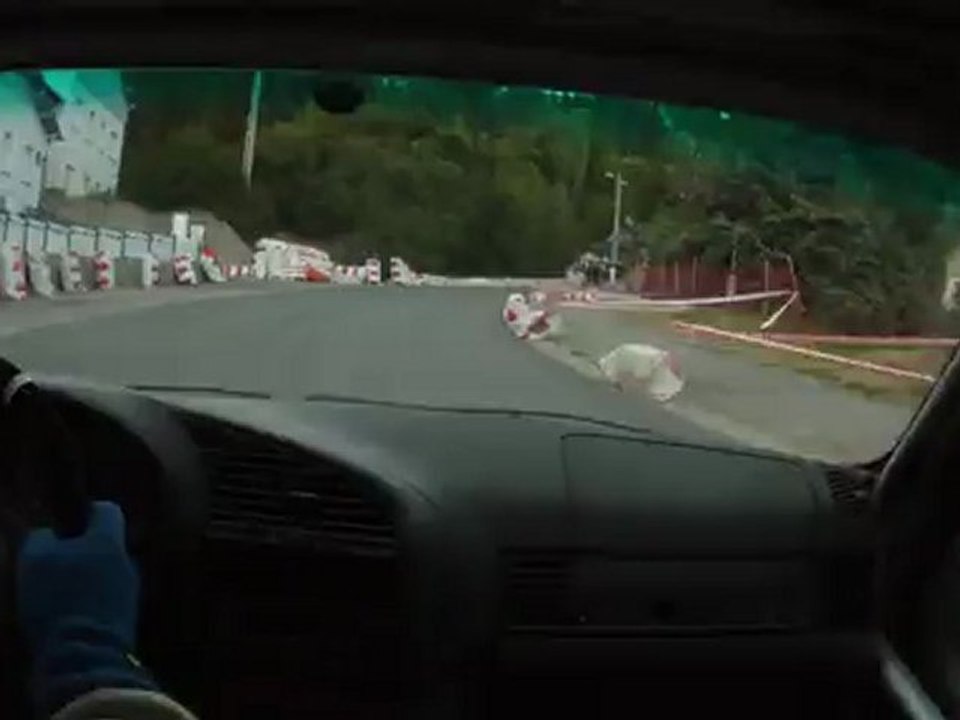 course de cote de Font Romeu 2 montée camera embarquée Vincent Savary BMW M3