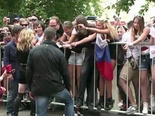 Madonna rencontre ses fans à Moscou à la veille de son concert