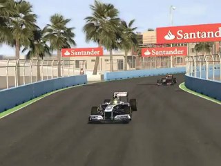 F1 2011 - GP d'Europe - Départ