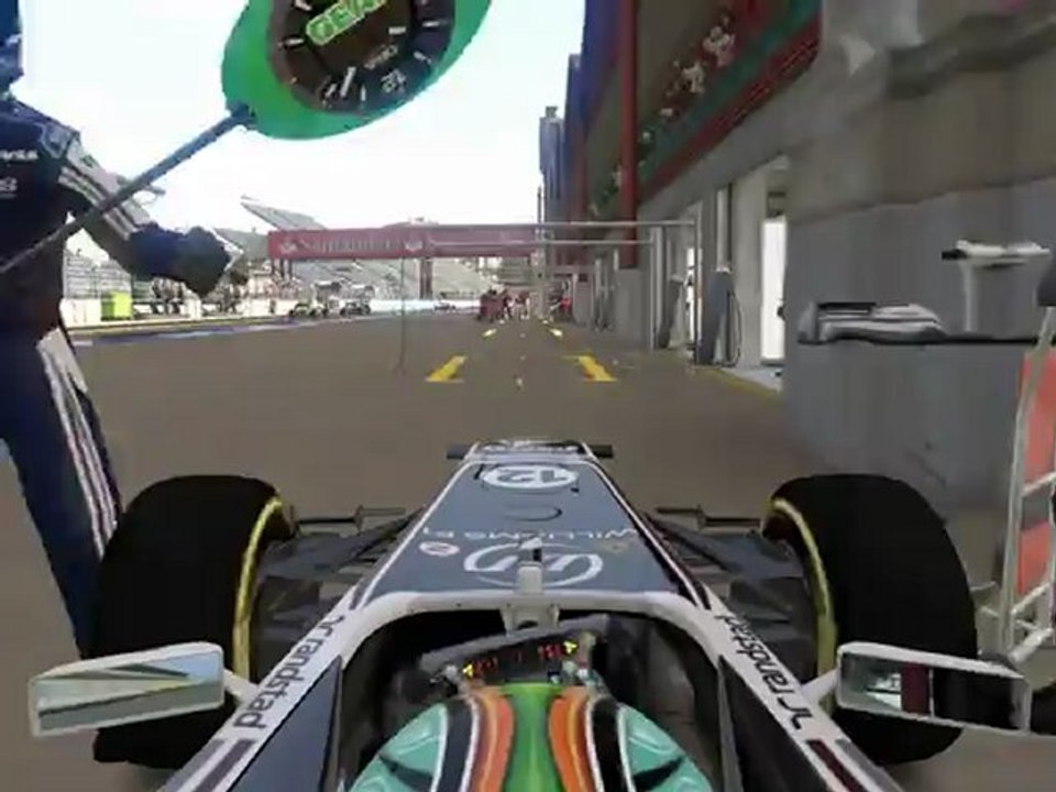 F1 2011 - GP d'Europe - 1er passage aux stands