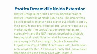 Exotica Dreamville -:9899606065:- Exotica Dreamville :-: Exotica Dreamville Noida Extension < Dreamville Project