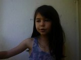 Alice (7ans) chante la belle de cadix