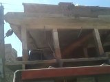 Syria فري برس حلب تدمير منزل جراء قصف الطائرة حلب الصاخور 7 8 2012