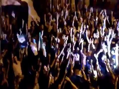 Syria فري برس دمشق حآشدة جدا في قبرعاتكة بعد خروجها من جامع زيد بن ثابت 5 8 2012