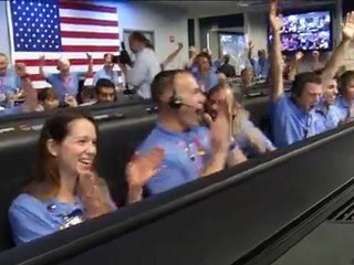 L'atterrissage de Curiosity depuis le JPL, en Californie