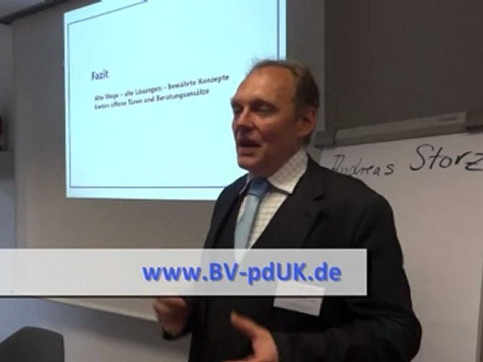 Manfred Baier bei der Veranstaltung in Ingolstadt: bAV gestern - heute - morgen (2/2)