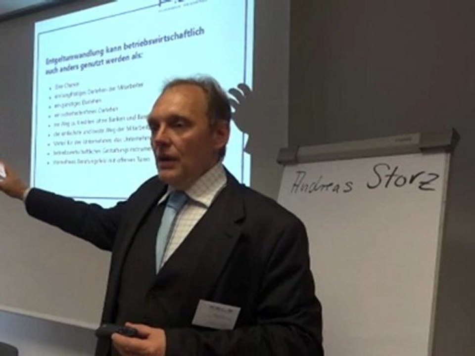 Manfred Baier bei der Veranstaltung in Ingolstadt: BAV goes Sachwert - Sachwert goes bAV