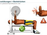 Brustmuskeltraining: Bankdrücken Brust Übungen