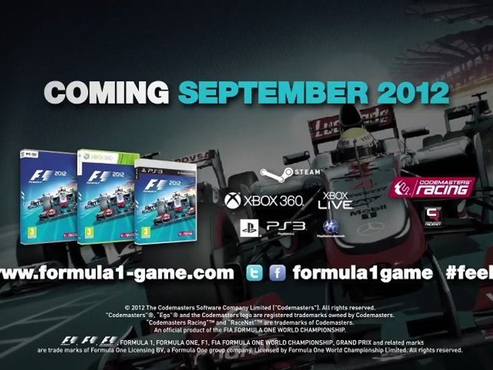 F1 2012 - Champions Mode Trailer [HD]