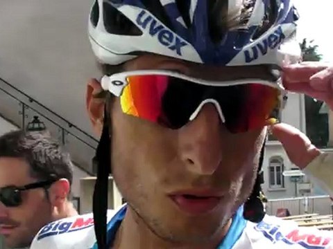 Reaction de Pierrick Fedrigo, 1ère étape Tour de l'Ain