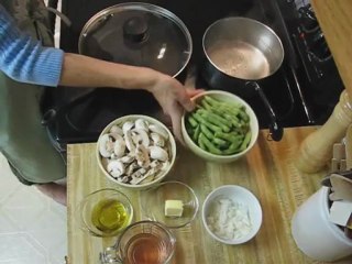 Green Bean & Mushroom Saute part 1