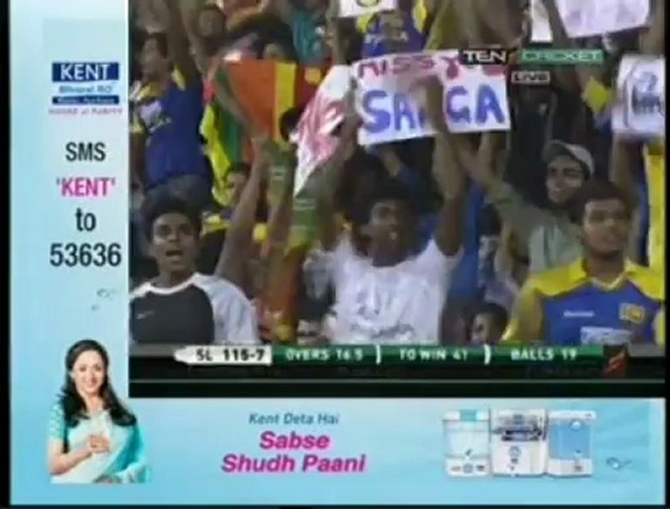 INDIA VS SRI LANKA , 20-20 MATCH , SRILANKAN INNING , 2ND PART