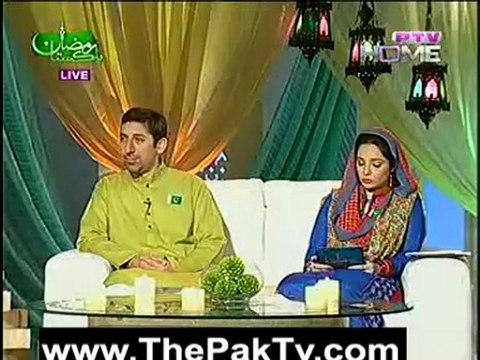 Ramzan Pakistan By PTV Home (Aftar) - 7th August 2012 - Part 2/2