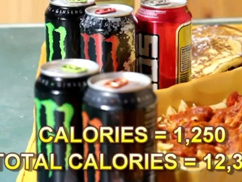 Le repas à 12000 calories... inversé... Bon app'