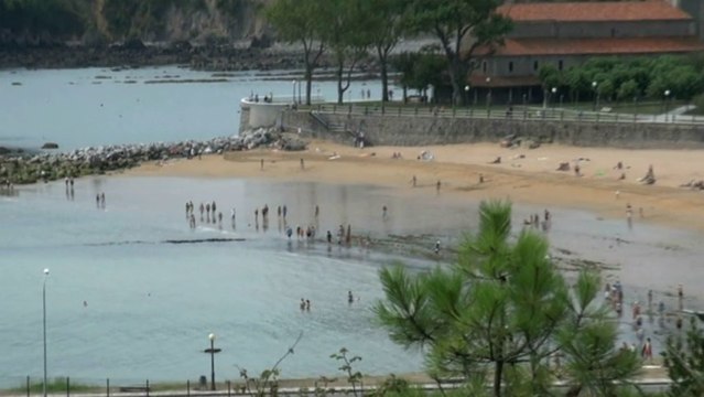 Playa de Luanco costa de Asturias