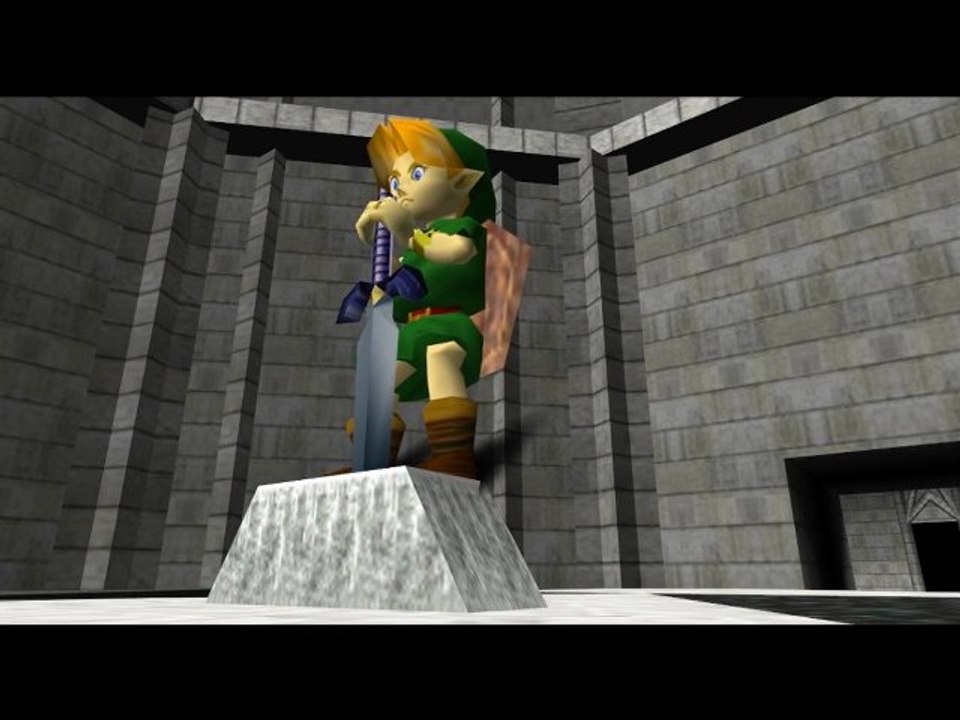 Let's play - The legende of Zelda ocarina of time - le temple du temps