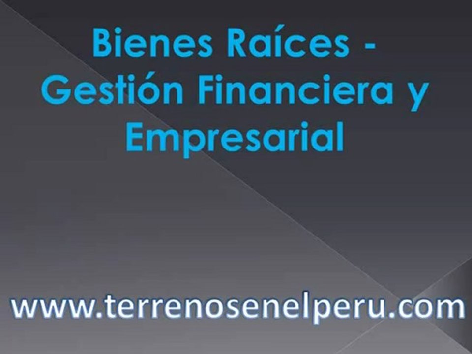 Terrenos de venta