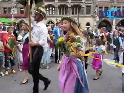 144. Gärtnertag München 2012 am 07.08.2012 auf dem Münchner Viktualienmarkt
