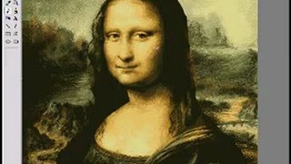 How to paint the MONA LISA with MS PAINT