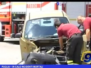 Puglia | In calo incidenti mortali