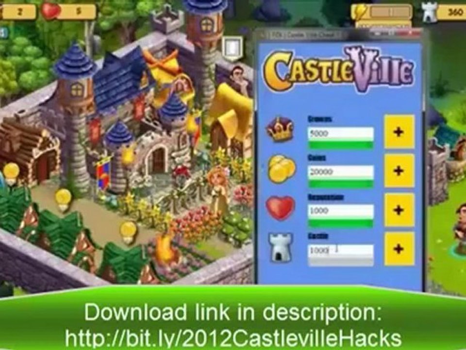Castleville Cheat Hack Coins + Crowns And Else ; FREE Download August 2012 Update