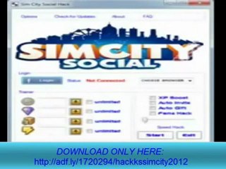Simcity Social Hack - FREE Download August 2012 Update